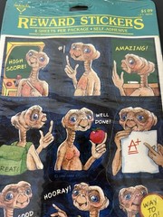 Unopened Package Ambassador ET Reward Stickers – 4 Sheets in Pack