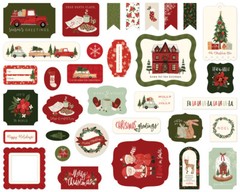 HELLO CHRISTMAS MEGA BUNDLE Carta Bella collection, stickers, chipboard accents