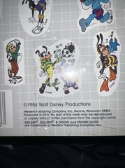 Disney’s SPORT GOOFY Sticker Saver Sticker Album & Stickers VTG. 1984 NEW SEALED