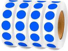 1/2 Inch Dot Stickers, White Circle Sticker Label Sticker 1000 Dots | 1000 round