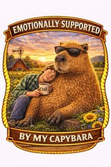 Funny Capybara Sticker Pack | Meme Vinyl Decals (12pc)