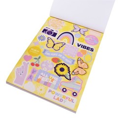 Pen+Gear The Best Sticker Book Ever – Good Vibes Edition, Multicolored