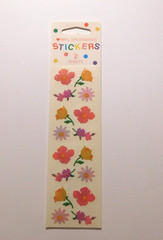 Mrs Grossman’s Stickers Lot 2 Strips Brand New Package ~Opal Small Flowers~ HTF