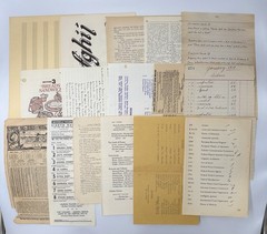 A curated collection of authentic vintage ephemera for art/junk journaling