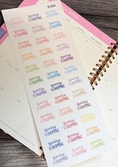 Grocery Shopping, Shopping Reminder, Food,Handmake Erin Condren Planner Sticker