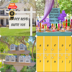 Llewyn 336 Pieces 16 Sheets Letter Stickers,Self Adhesive 3 Inch, Black