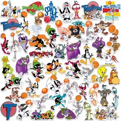 SPACE JAM VARIETY DIE CUT VINYL 50 CT STICKER PACK