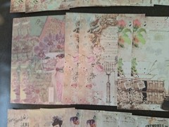 100pc Scrapbooking JJ Craft Kit Eph Paper Pack Victorian.Characters New Design