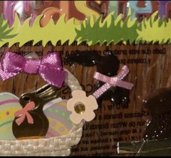 RARE Jolees EASTER Chocolate Bunnies Bunny Decorate Eggs Basket Flower READ NOTE