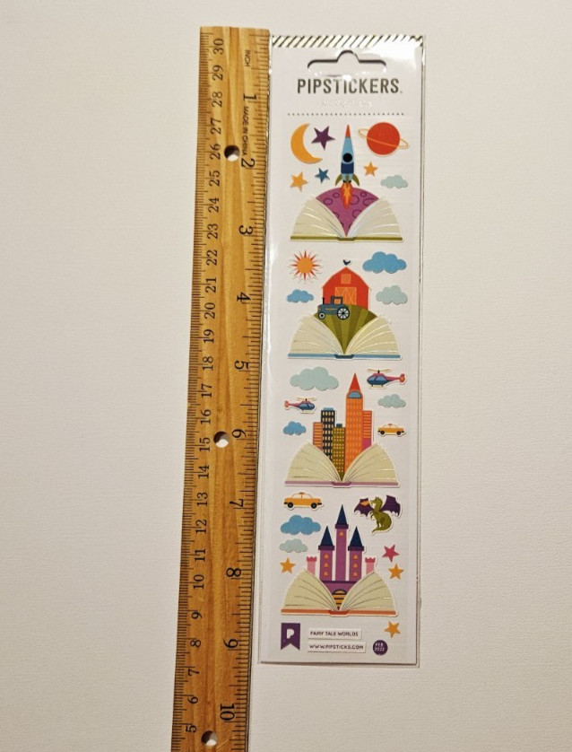 Pipstickers Stickers Lot of 1 Package ~Fairy Tale Worlds~ 1 Sheet NIP 2019