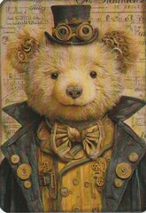 Huge Lot of Junk Journal Art Cards, Steampunk Animals 31pcs, 4″ x 6″