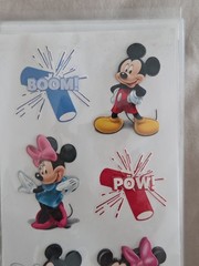 Vintage EK Success Disney Mickey Mouse Scrapbook Sticker Theme Pack Lot of 7
