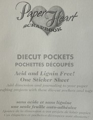 PRIMAVERA TAGS & POCKET Die-Cut Dimensional Stickers(4pc) •Journal•Card Making•