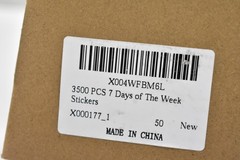 3500 PCS Planner Sticker 7 Days Of The Week Multi-Color Made In China