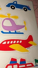 Vintage Stickers American Greetings Transportation Car Truck Plane Boat 1 Sheet