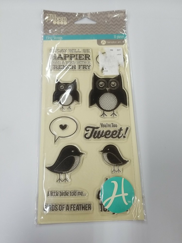 Jillibean Clear Hampton Art Cling Stamps YOU’RE TWEET