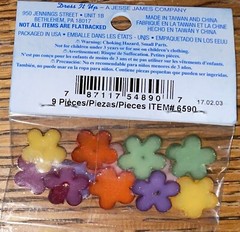 Dress it up Memory Mates- Tropical Punch -Flowers W/Gem Scrapbook Embellishments