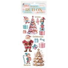 Stamperia Rub-on – Candy Christmas Santa Claus, DFLRB173