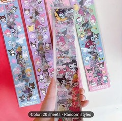 Hello Kitty, Sanrio Animation Stickers – Sheet of 50 Cute Mixed Kawaii Stickers