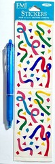 Confetti Stickers Scrapbooking Card Making Journal Planner FMI 2 sheets