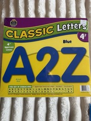 Mixed Brands Punch-out Reusable Letters & Numbers Stickers Multicolor TCR 5377