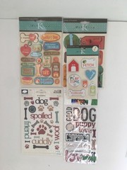 Lot of 32 Dog Sticker Sheets New Cloude9 Design Sandylion Elevations & Others