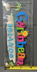 Jolee’s Boutique Dimensional Sticker Scrapbooking Vacation Caribbean Islands