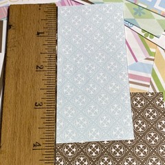 15pc SPRING paper scrap pack 3″x4″ cuts scrapbook paper collage junk journal art
