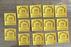 Kool-Aid Smile Stickers Set of 14 Vintage 1970s Wear A Smile Advertising Decals