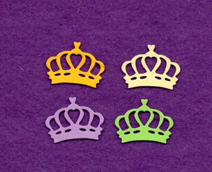 CROWN # 15 die cuts scrapbook cards