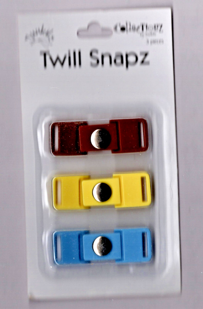 Junkitz TWILL SNAPZ-COUSINS (3PC) scrapbooking ALBUMS CARDS JOURNALS MIXED MEDIA