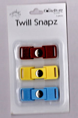 Junkitz TWILL SNAPZ-COUSINS (3PC) scrapbooking ALBUMS CARDS JOURNALS MIXED MEDIA