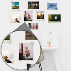 Premium 2040 Pcs 20 Sheets Transparent Photo Corners Stickers Self Adhesive f…