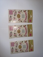 33 Pack Crafter’s Square 3D Scrapbook Craft Stickers Assorted Designs