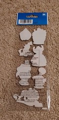 Disney EK Success Jolees Stickers Slim ~ Assorted Villains. HTF