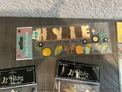 Fall Autumn Harvest Theme Scrapbooking Mixed Lot Stickers Jolee’s + More