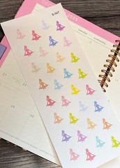Exercise, Health, Healthy , Fitness:Handmake Erin Condren Planner Sticker