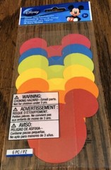 Disney Colorful Mickey Mouse Head Ears Journaling Icon Card Making Scrapbook