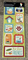 IMAGINISCE CHIPBOARD STICKERS PUPPY LOVE GOOD DOG