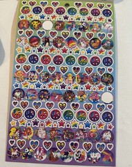 VTG Lisa Frank The 2nd Official Collectors Set 1850 Stickers, most remaining