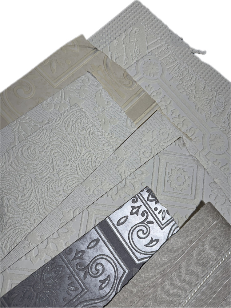 Vtge Textured Wallpaper Samples from Sample Book, Ethan Allen (10 Pieces) Set 11