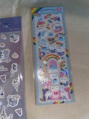 Variety STICKERS BUNDLE 10 Sheets Dimensional, Words, Sparkling