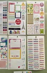 HUGE Lot of Planner Stickers & Paper 3 Complete Books, Stickers, Tabs & More