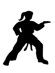 KID, CHILDREN, YOUNG ADULT, MARTIAL ARTS «KARATE KIDS!» SILHOUETTE DIE CUT/ CUTS