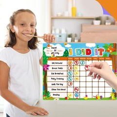 Magnetic Reward Chart, Dry Erase Task Board-One Chart & 72 Magnetic Reward Ma…