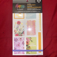 The Happy Planner Pressed Florals Classic Sticker Sheets 519 pcs Multicolor
