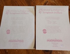 Creative Imaginations Renae Lindgren 12×12 Papers (4) w/Stickers ~ Scrapanos