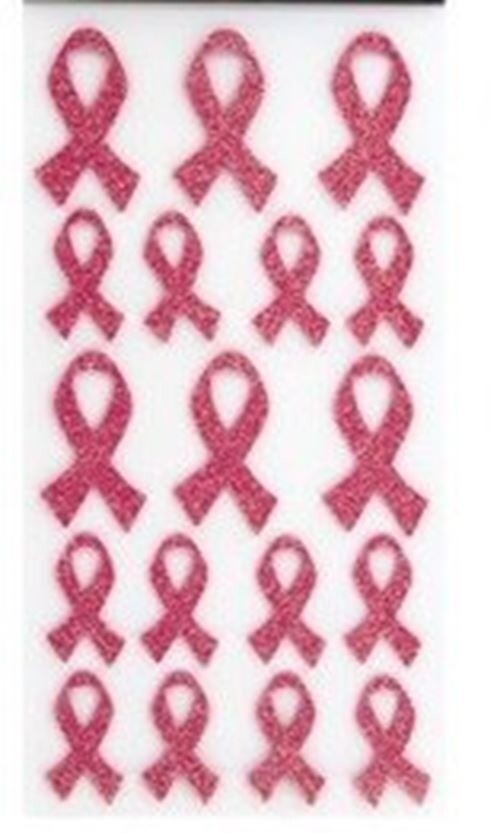 Foam Breast Cancer Stickers