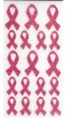 Foam Breast Cancer Stickers
