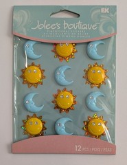 RARE Jolee’s Suns And Moons Cabochons Scrapbooking Stickers
